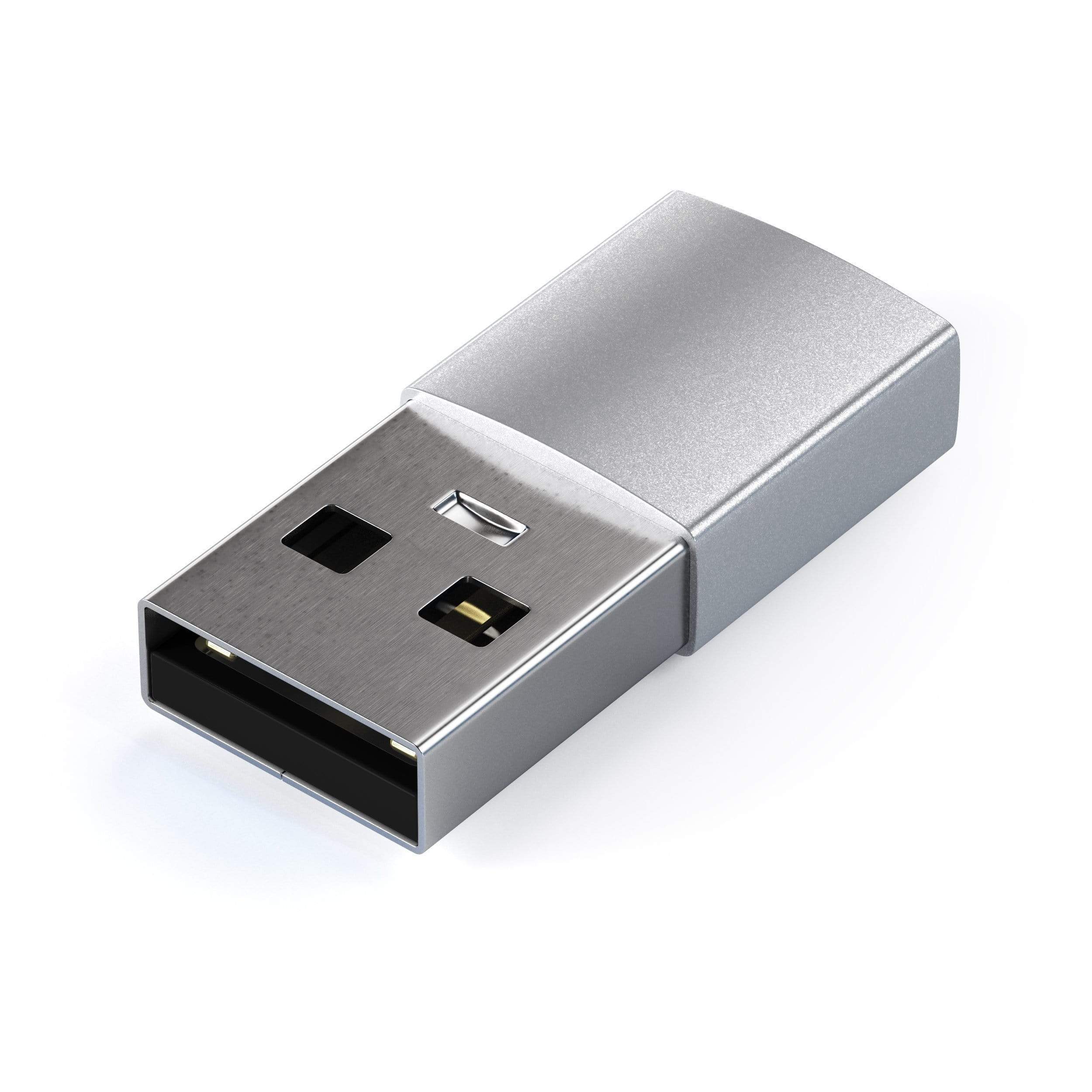 Satechi Aluminum Type-A to Type-C Adapter - Silver-1