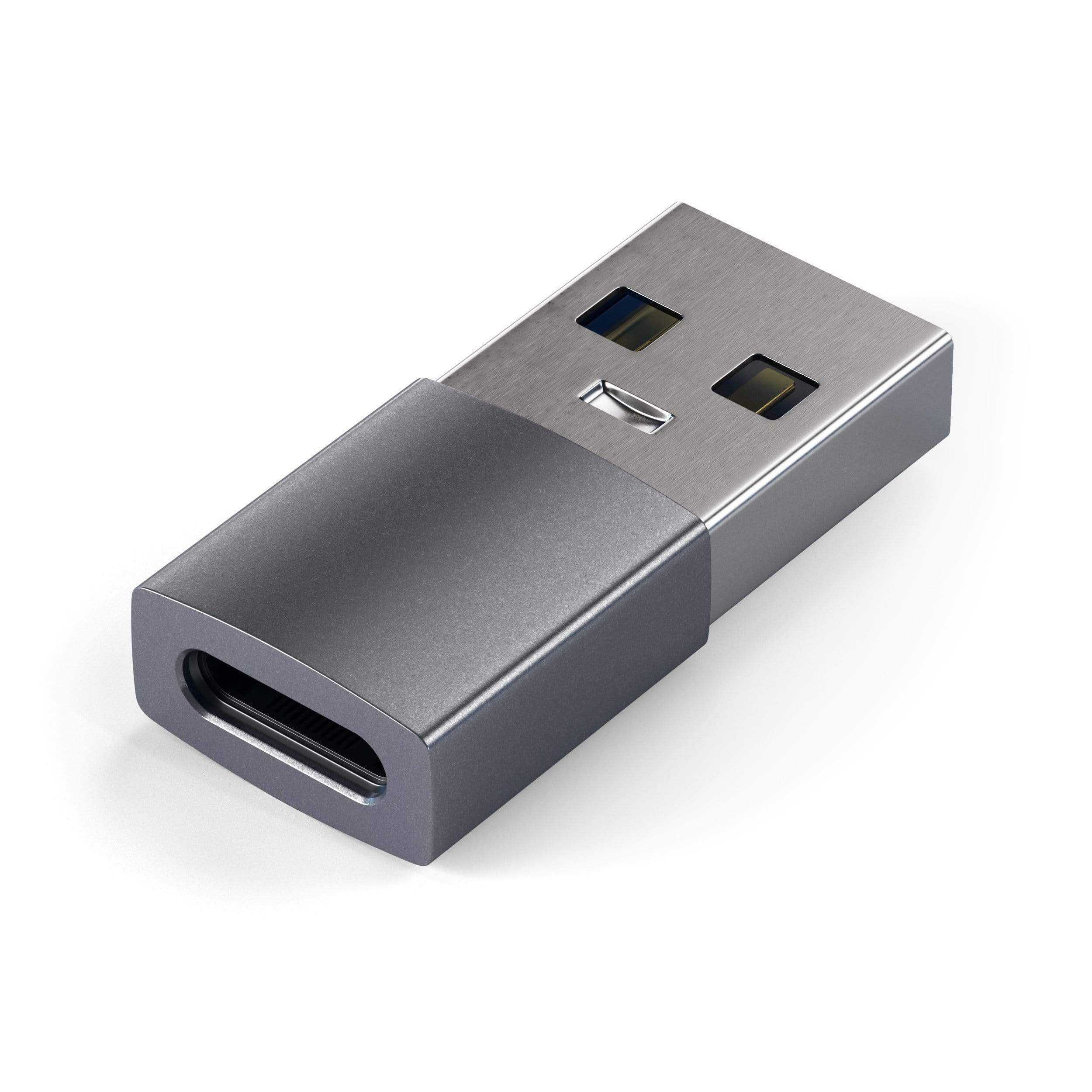 Satechi Aluminum Type-A to Type-C Adapter - Space Grey-0