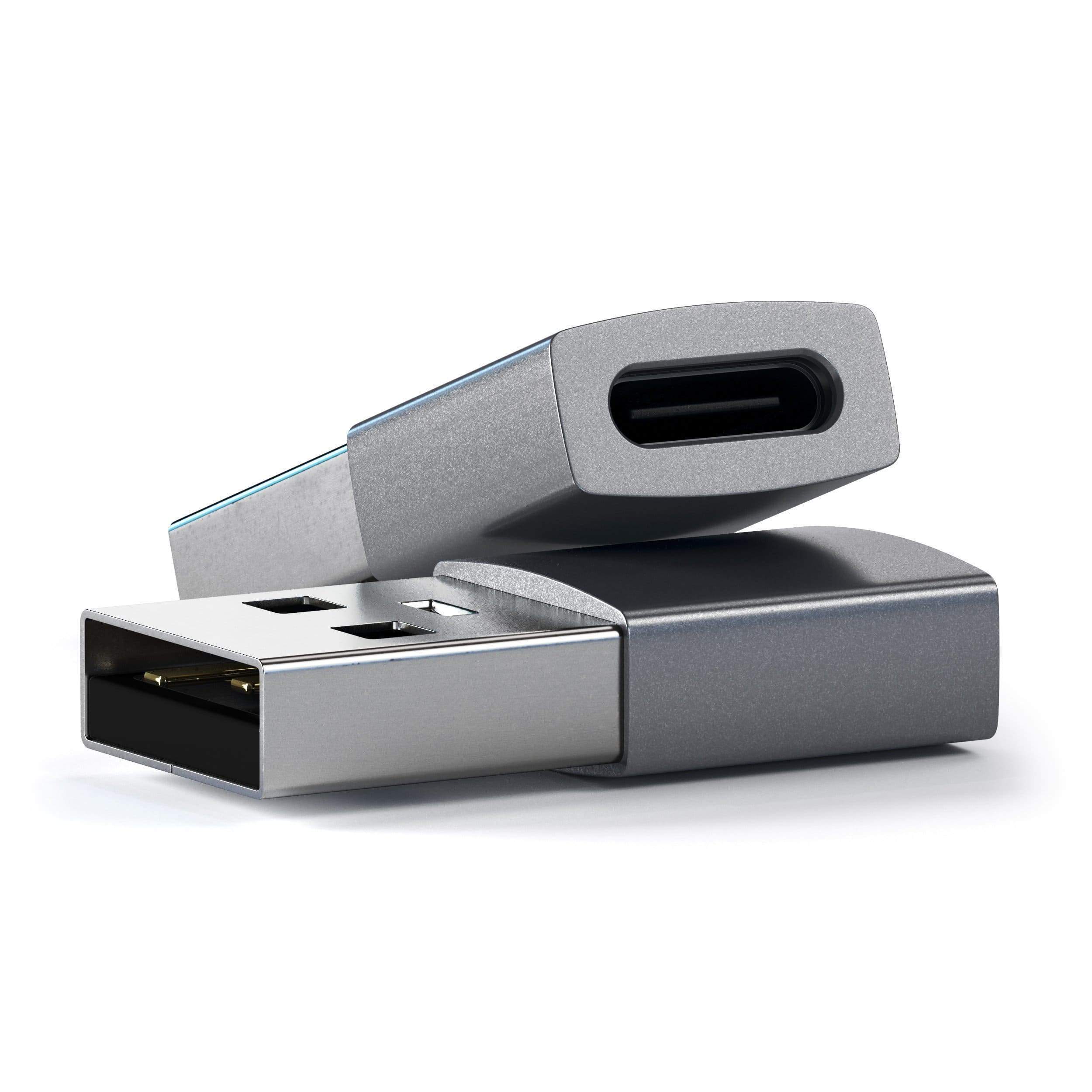 Satechi Aluminum Type-A to Type-C Adapter - Space Grey-3