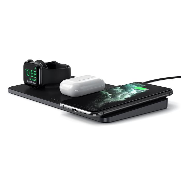 Bežični punjač SATECHI Trio Wireless Charging Pad (Apple Watch, Airpods, iPhone) crni-3