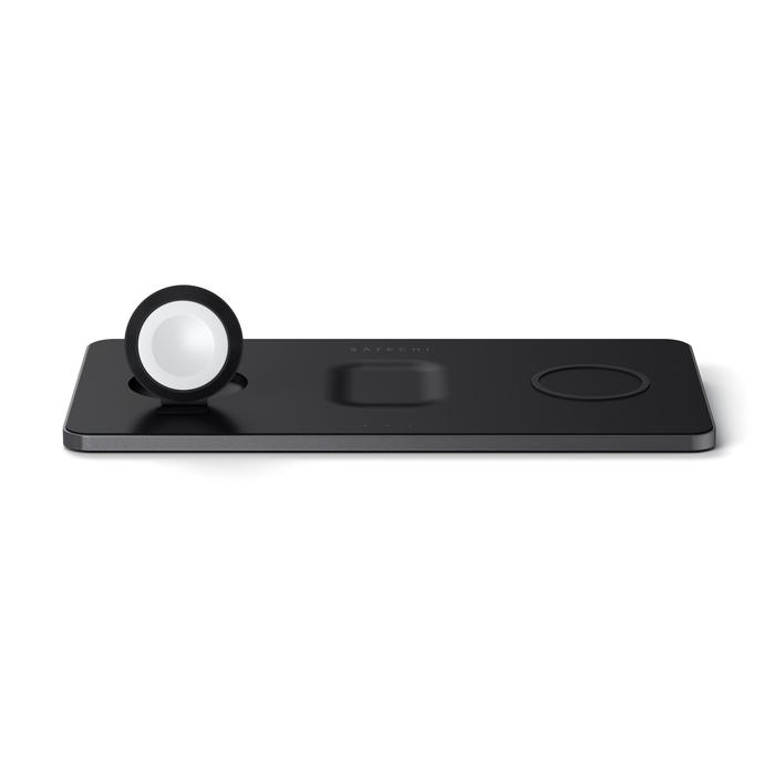 Bežični punjač SATECHI Trio Wireless Charging Pad (Apple Watch, Airpods, iPhone) crni-2