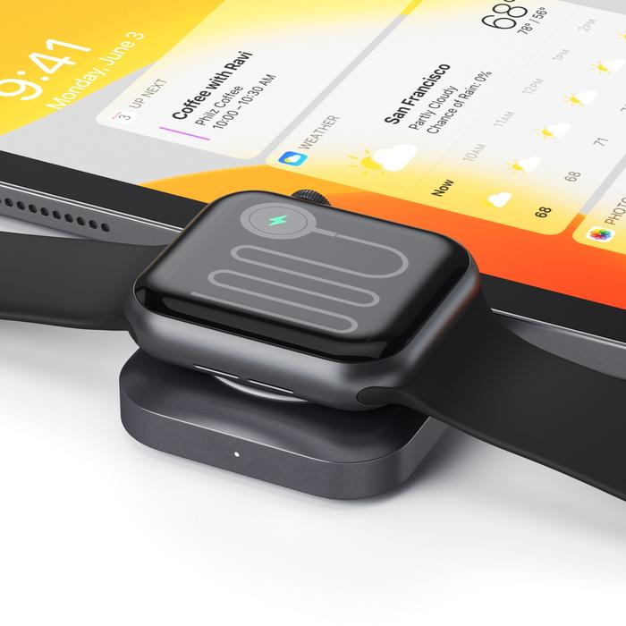 Docking stanica SATECHI za Apple Watch, Type-C, siva (ST-TCMCAWM)-3