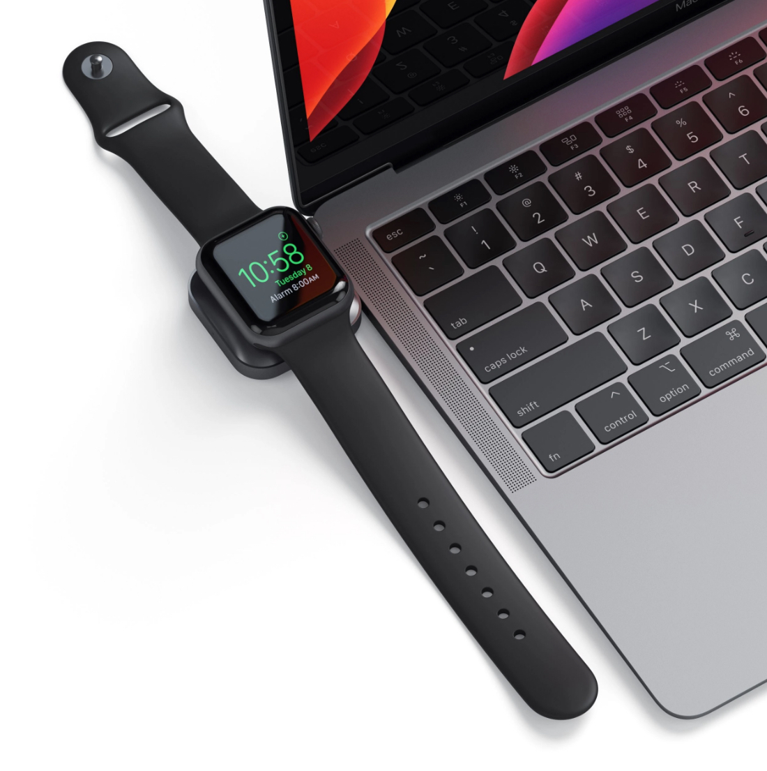 Docking stanica SATECHI za Apple Watch, Type-C, siva (ST-TCMCAWM)-1