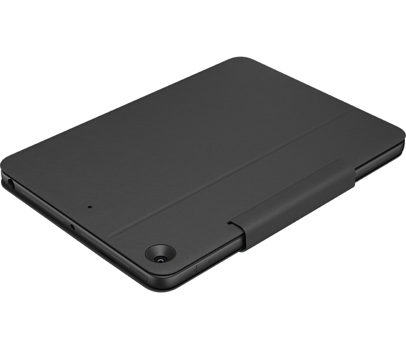 Logitech Rugged Folio Ultra-protective keyboard case with Smart Connector for iPad (7th, 8th, 9th and 10th gen) - Graphite - UK-2