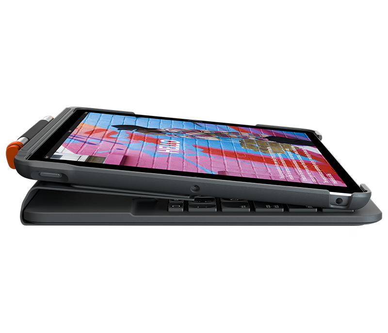 Tipkovnica LOGITECH Slim FOLIO s Bluetoothom za iPad 10.2 inča (7., 8. generacija) - crna (UK)-3