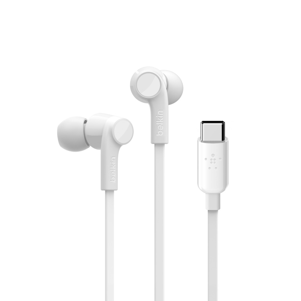 Slušalice BELKIN ROCKSTAR USB-C bijele-3