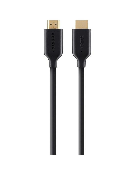 Belkin Cable Gold-Plated High-Speed HDMI¨ with Ethernet 4K/Ultra HD Compatible - 2m-0