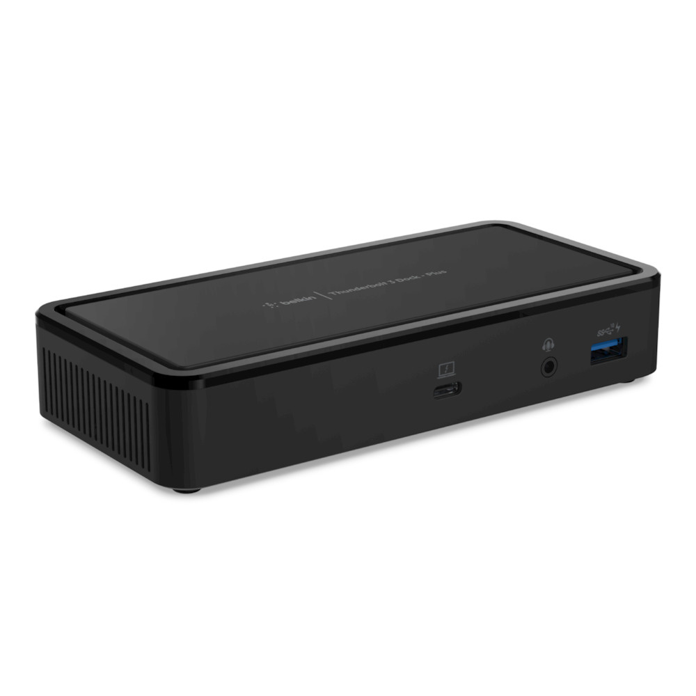 Belkin Hub Thunderbolta 3 Series2 - 1-Port Thunder3, 1-Port Audio, 1-Port USB-3.1, 1-Port Ethernet, 2-Port USB-3.1, 2-Port USB-C, 2-Port Display MiniPort - crna-0