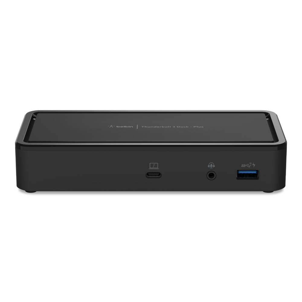 Belkin Hub Thunderbolta 3 Series2 - 1-Port Thunder3, 1-Port Audio, 1-Port USB-3.1, 1-Port Ethernet, 2-Port USB-3.1, 2-Port USB-C, 2-Port Display MiniPort - crna-14