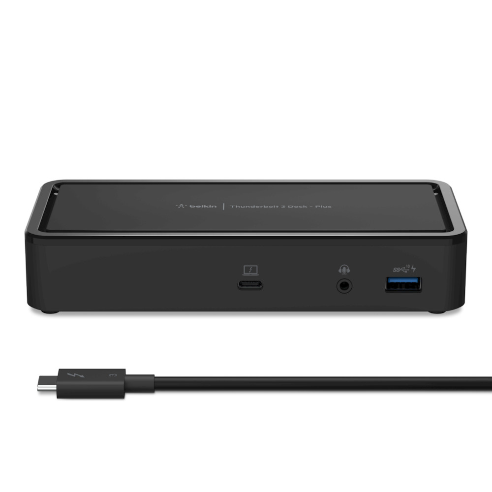 Belkin Hub Thunderbolta 3 Series2 - 1-Port Thunder3, 1-Port Audio, 1-Port USB-3.1, 1-Port Ethernet, 2-Port USB-3.1, 2-Port USB-C, 2-Port Display MiniPort - crna-10