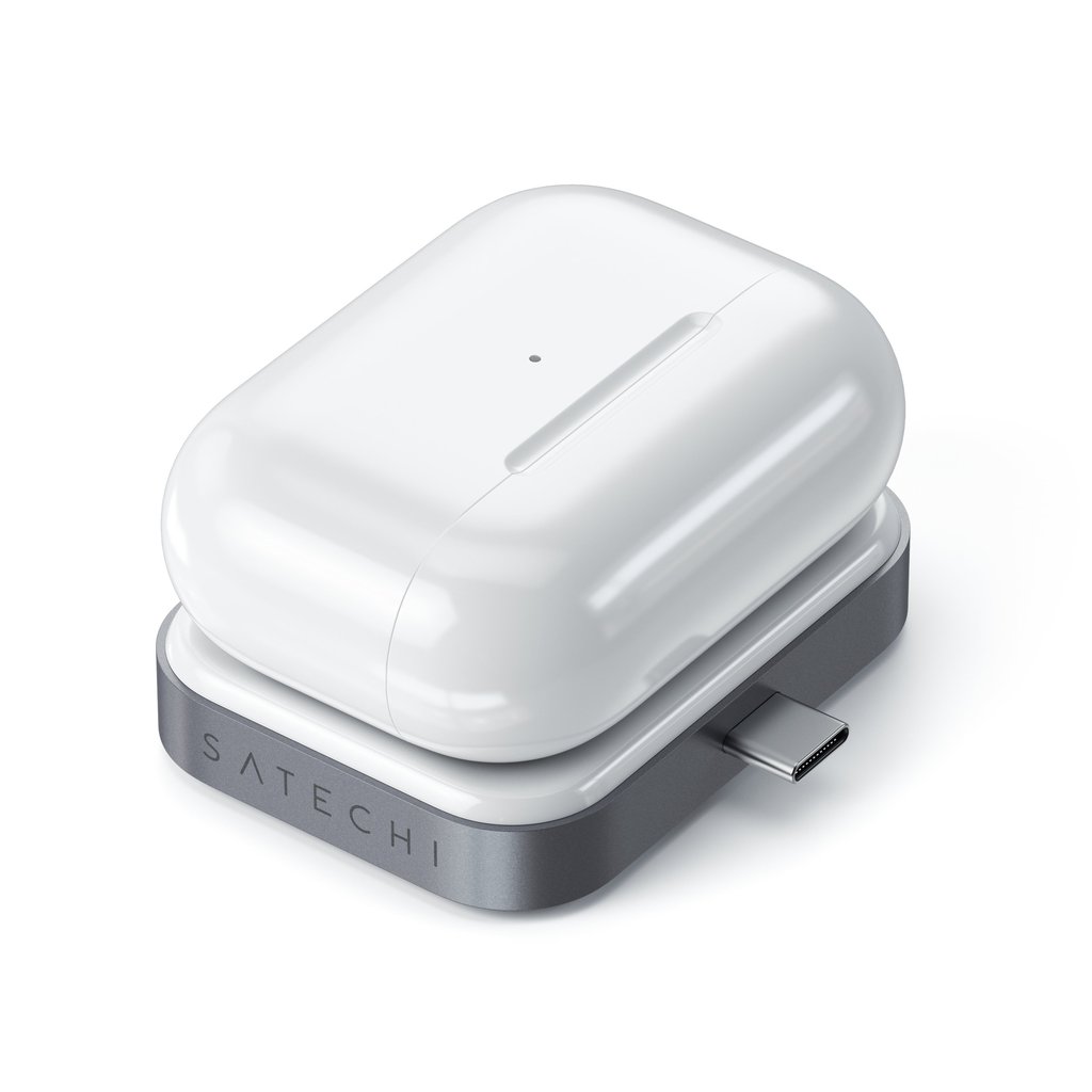 Docking stanica SATECHI USB-C Wireless ZA AirPods (5W), Space Grey-9