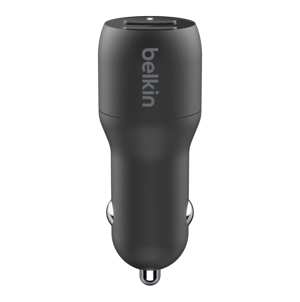 Auto punjač BELKIN BOOST_CHARGE Dual USB-A 24W + USB-A do Lightning kabela - crna-2