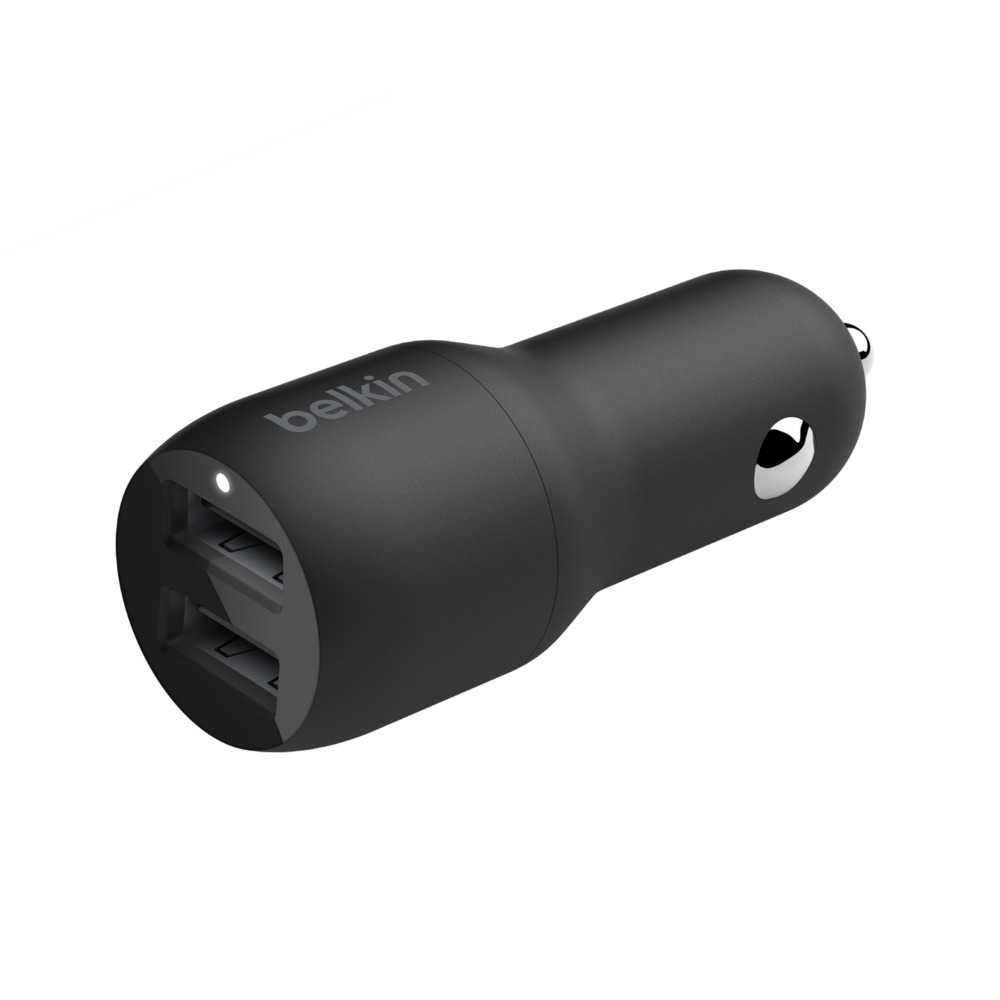 Auto punjač BELKIN BOOST_CHARGE Dual USB-A 24W + USB-A do Lightning kabela - crna-1