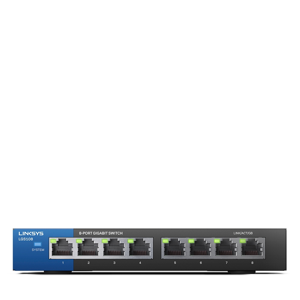 Linksys LGS108 8-Port Business Desktop Gigabit Switch-4
