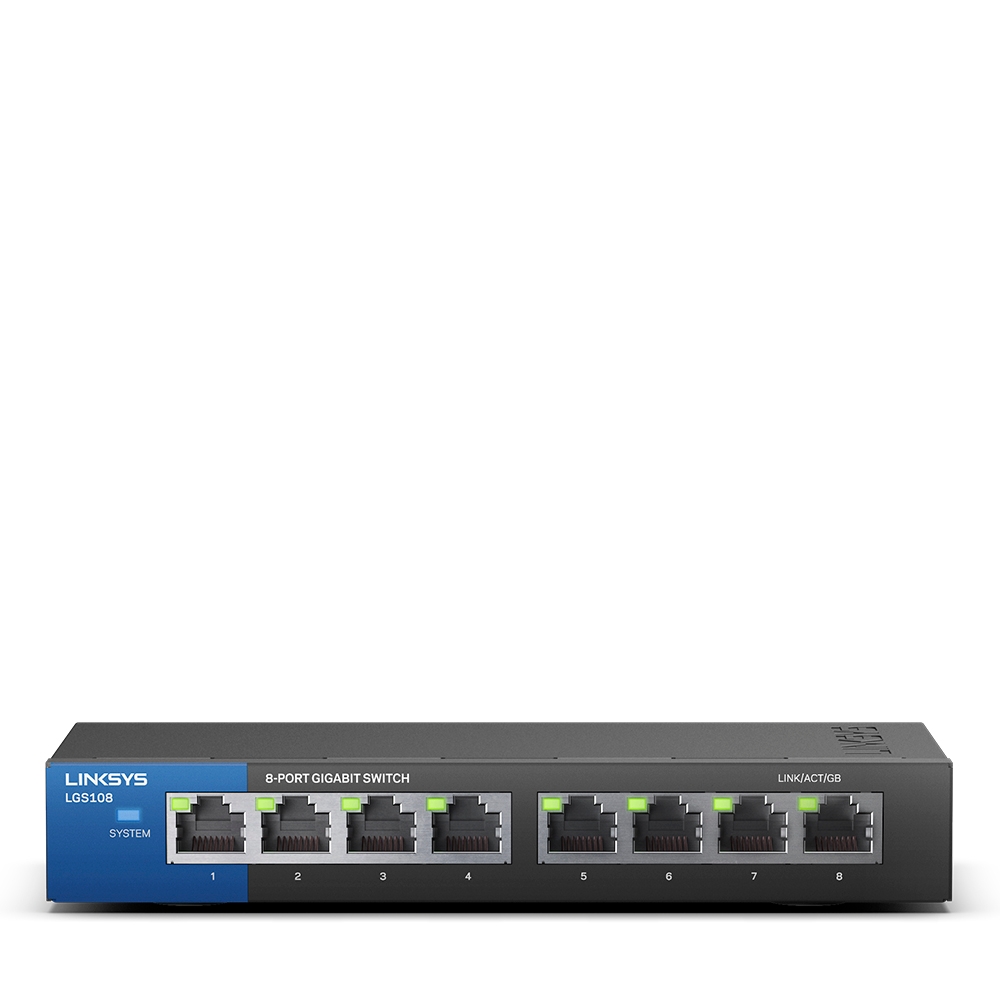 Linksys LGS108 8-Port Business Desktop Gigabit Switch-1