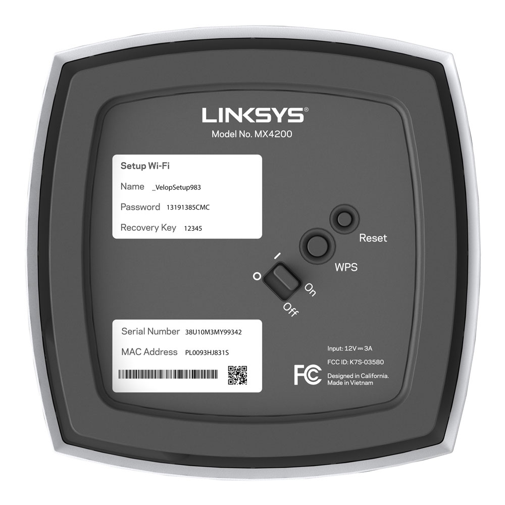 Mesh sustav LINKSYS Velop AX4200 Tri-Band Wi-fi 6 / IEEE 802.11ax (MX8400C) 2-pack-6