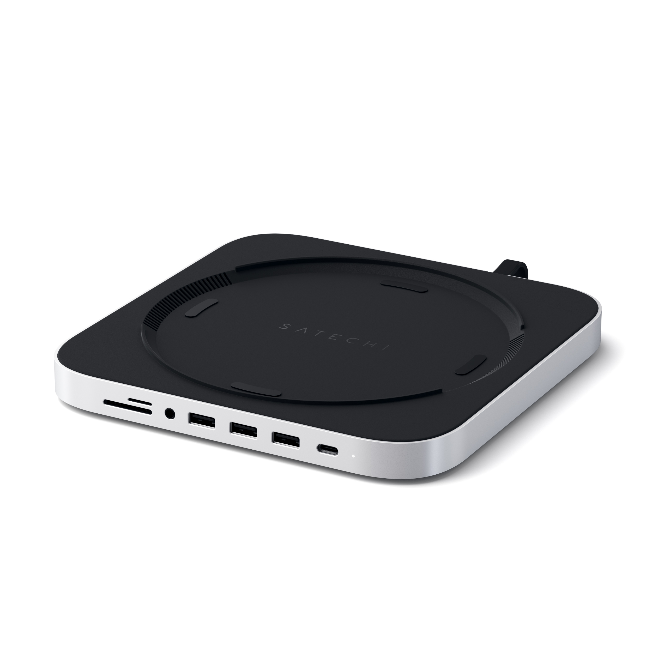 Satechi Aluminium Type-C Stand and Hub for Mac Mini - Silver-5
