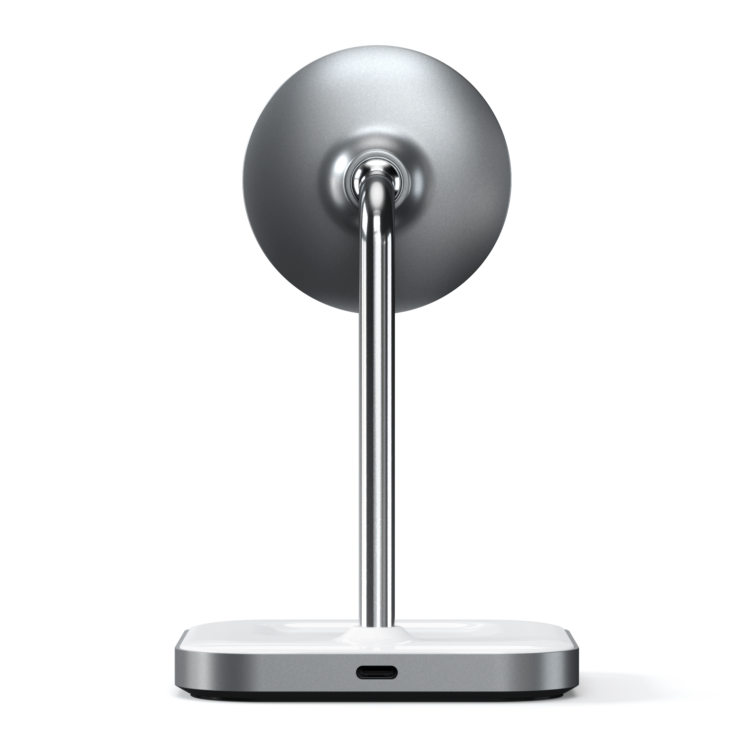 Bežični punjač SATECHII Aluminium 2-in-1 Magnetic Wireless Charging bijeli-3