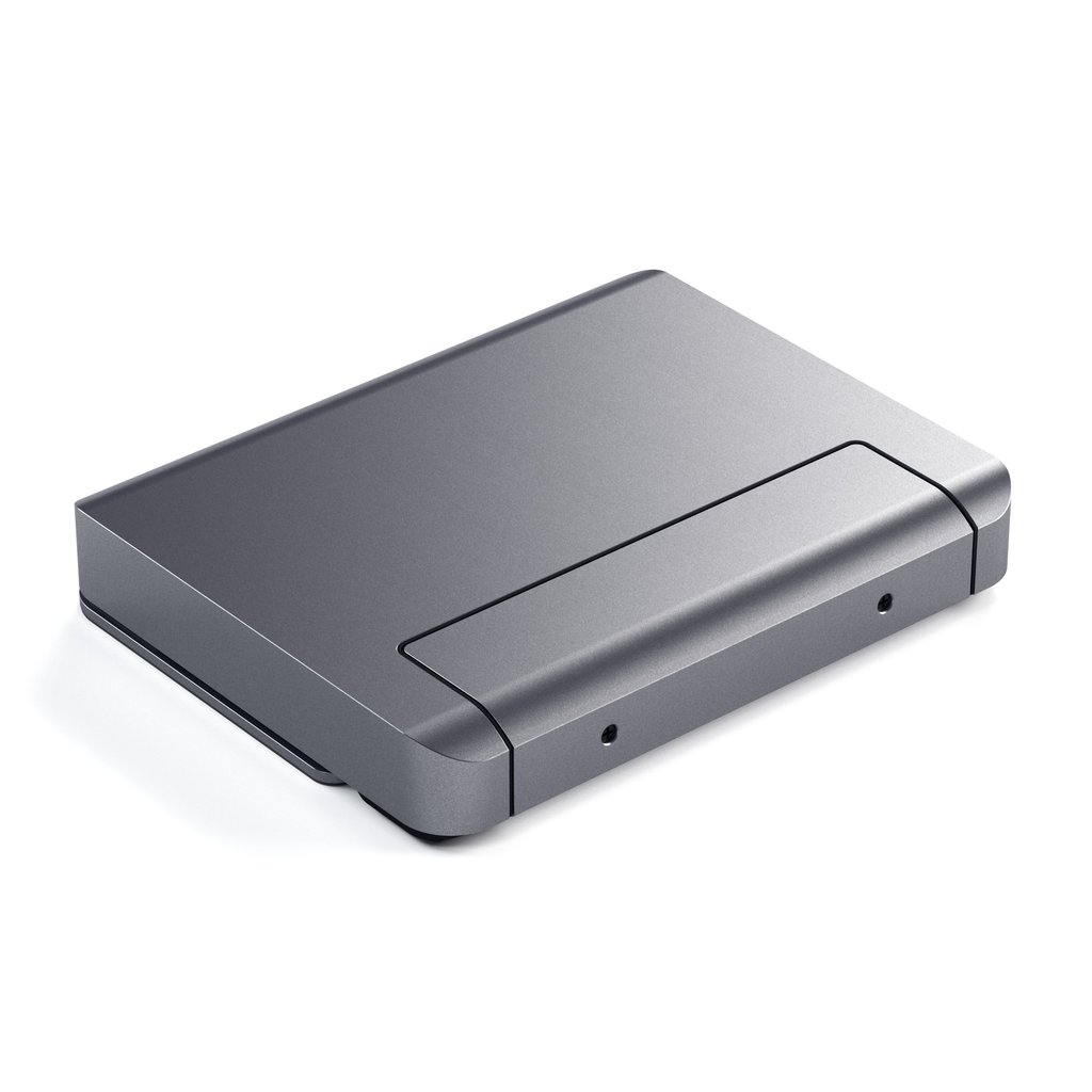 SATECHI Aluminium Stand & Hub za iPad Pro (USB-C PD do 60W, 4K HDMI(60Hz), USB-A, SDcard, audio 3.5mm) - Space Grey-14