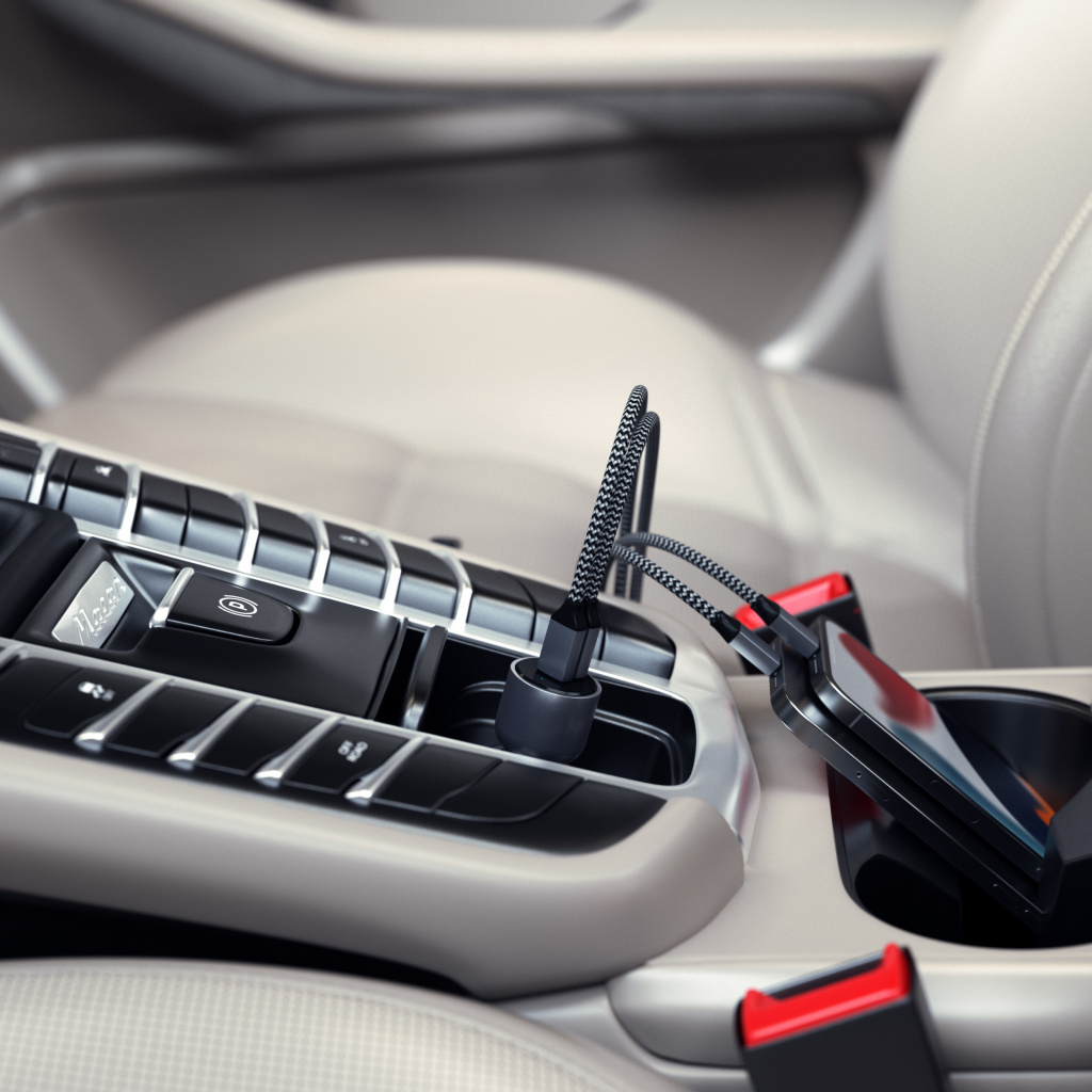 Satechi 40W Dual USB-C PD Car Charger - Silver-3