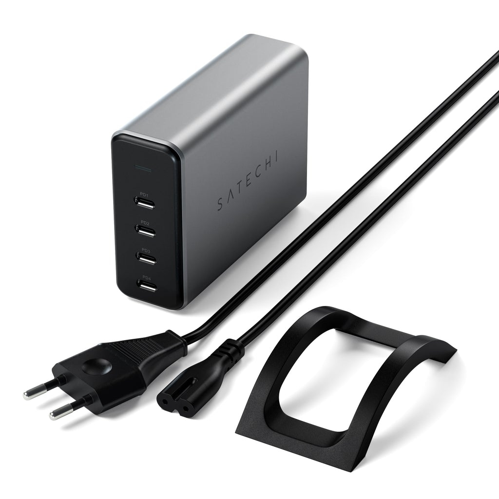 Satechi 165W USB-C 4-PORT PD GAN Charger (4xUSB-C up to 100W)-0