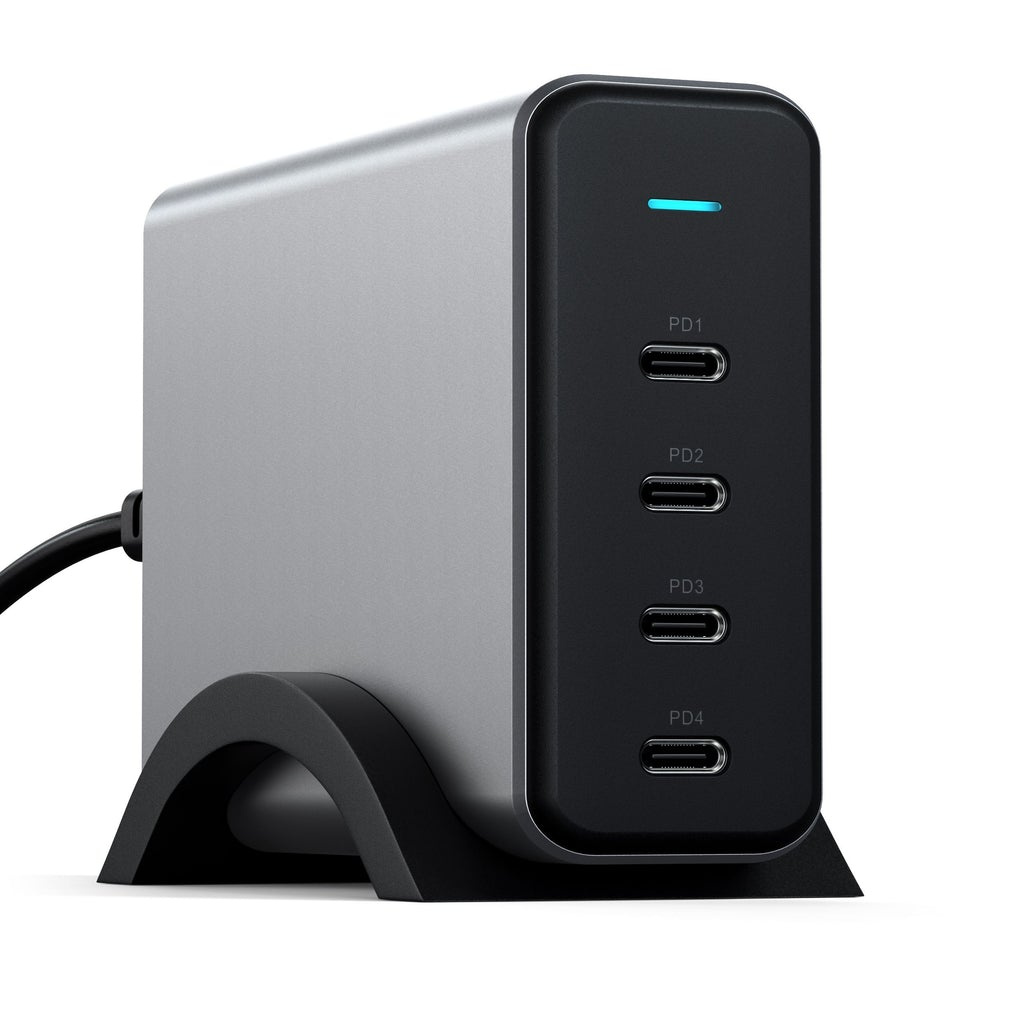 Satechi 165W USB-C 4-PORT PD GAN Charger (4xUSB-C up to 100W)-1