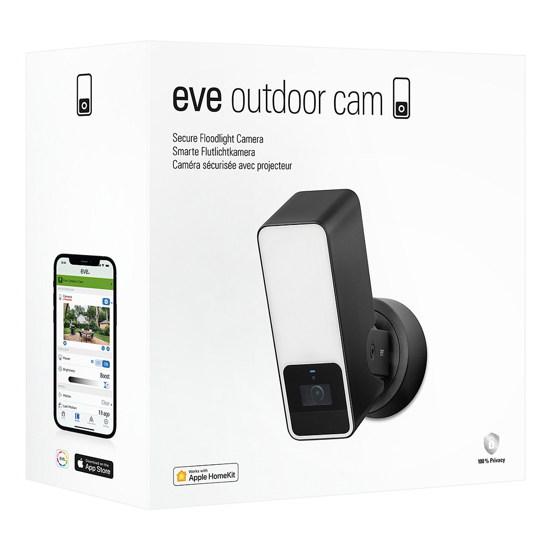 Kamera Eve Outdoor Cam Secure Floodlight-4