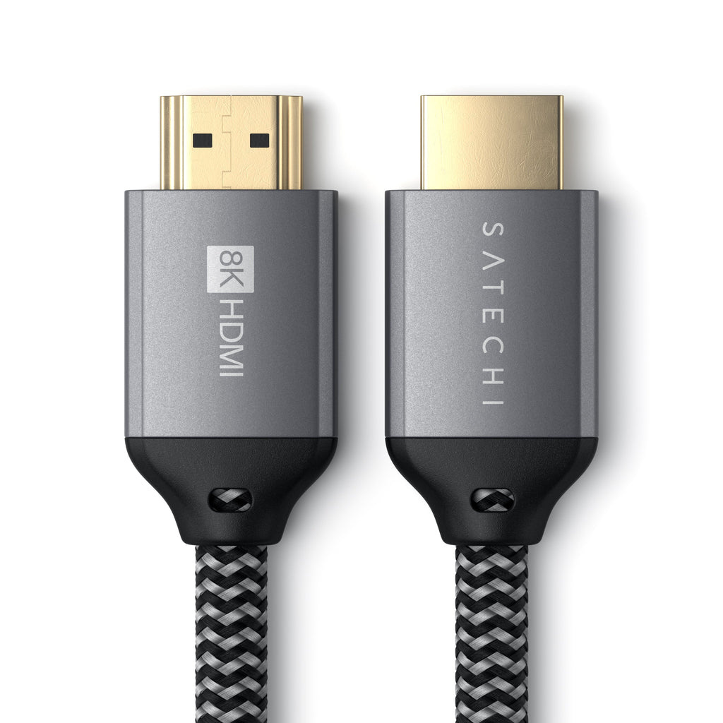 Satechi 8K Ultra HD High Speed HDMI Braided cable 2m - crna-2