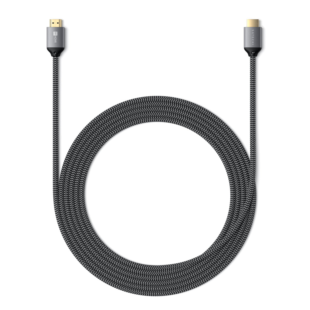Satechi 8K Ultra HD High Speed HDMI Braided cable 2m - crna-1