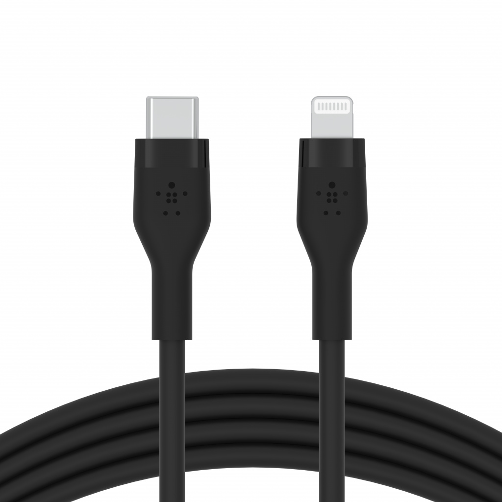 Belkin BOOST CHARGE Silicone cable USB-C to Lightning - 1M - crna-1