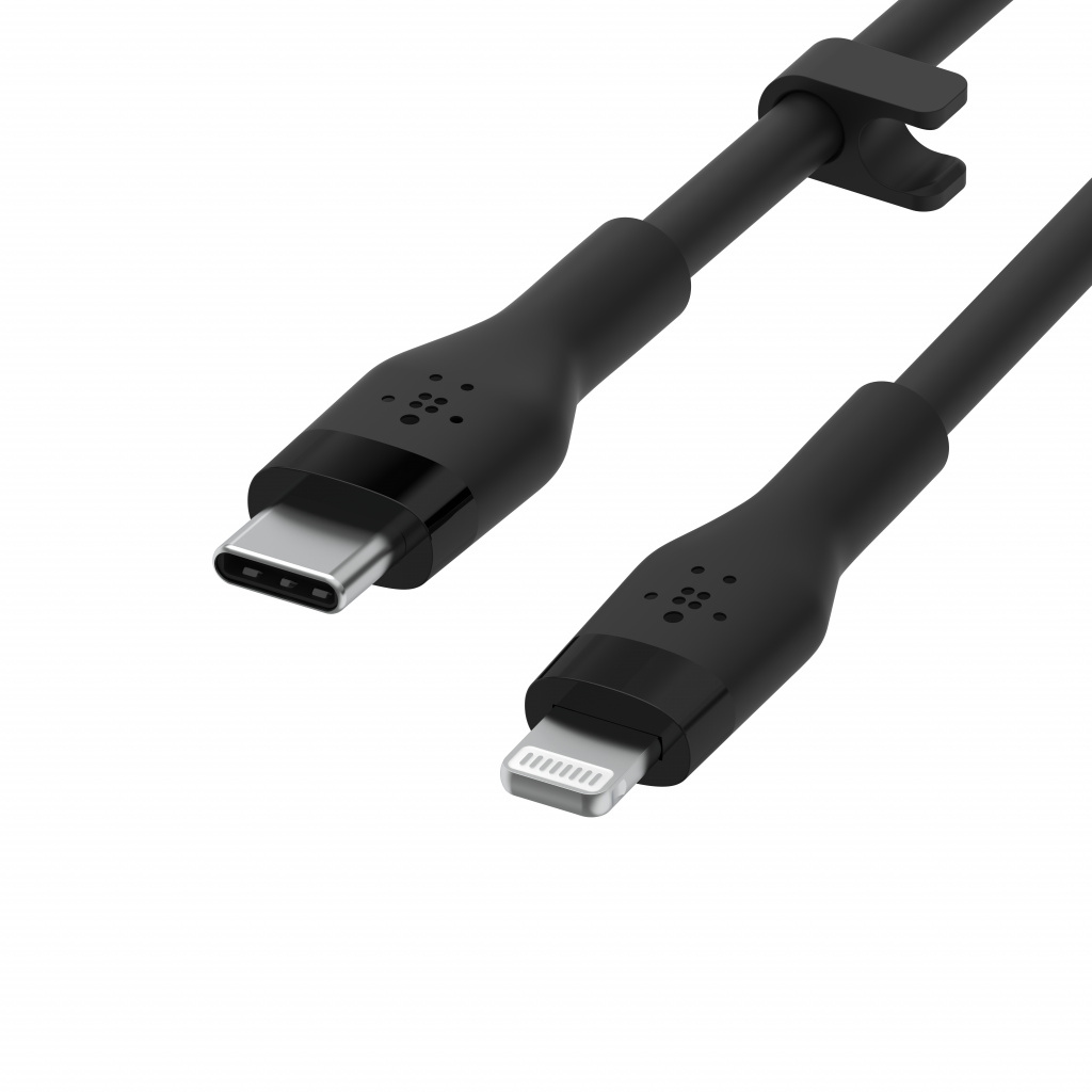 Belkin BOOST CHARGE Silicone cable USB-C to Lightning - 1M - crna-2