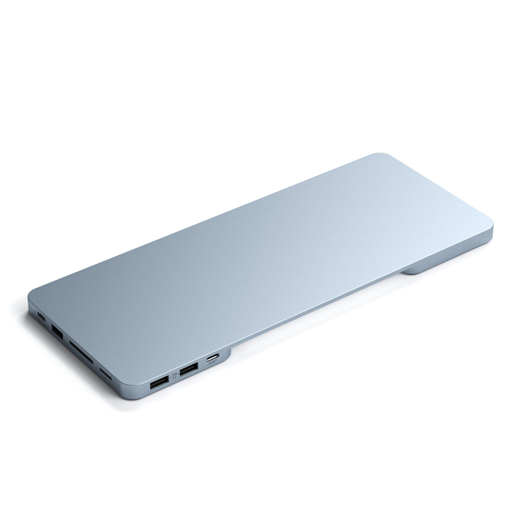 USB-C Slim Dock SATECHI 24" IMAC (1xType-C Upstream Port, 2x USB 2.0, 1xMicro SD, 1xSD Card, 1xUSB-A, 1x M.2 SSD slot, 1xUSB-C) - Plava-6