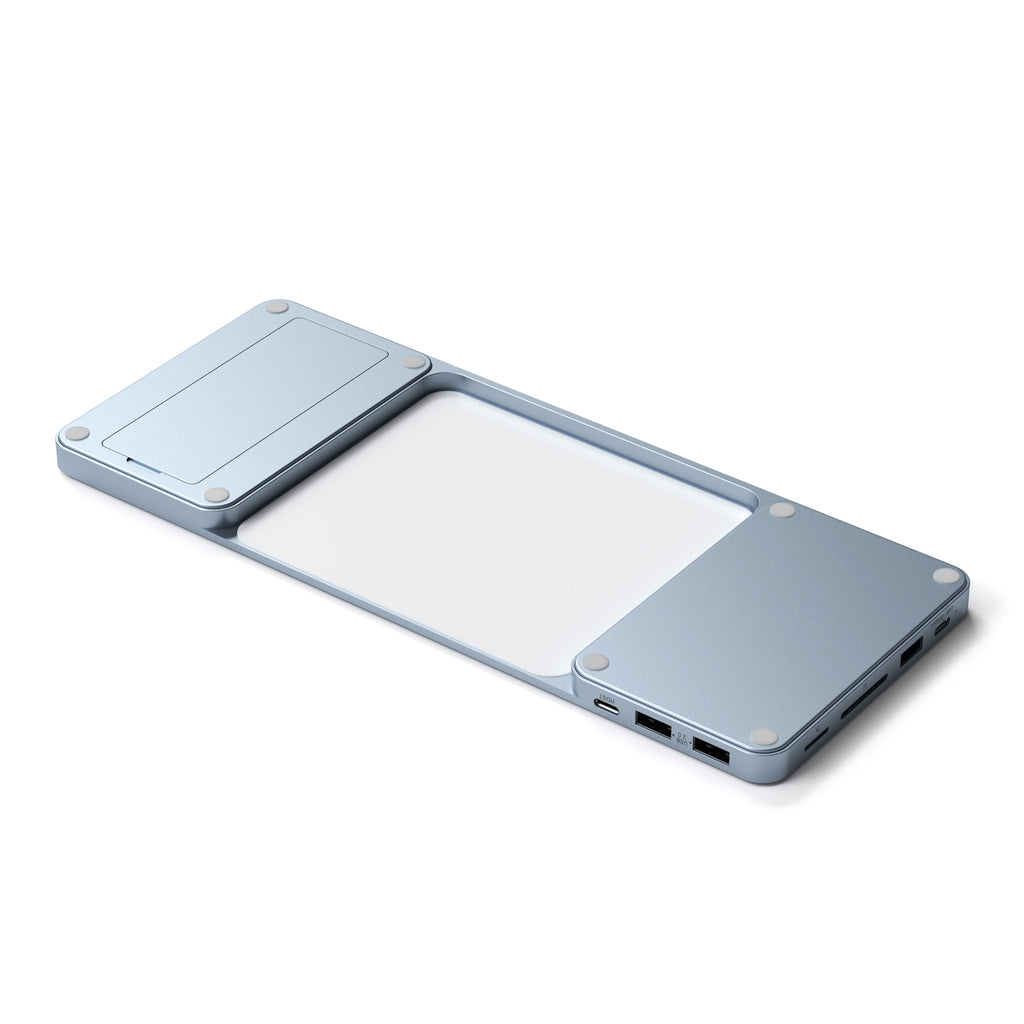 USB-C Slim Dock SATECHI 24" IMAC (1xType-C Upstream Port, 2x USB 2.0, 1xMicro SD, 1xSD Card, 1xUSB-A, 1x M.2 SSD slot, 1xUSB-C) - Plava-17