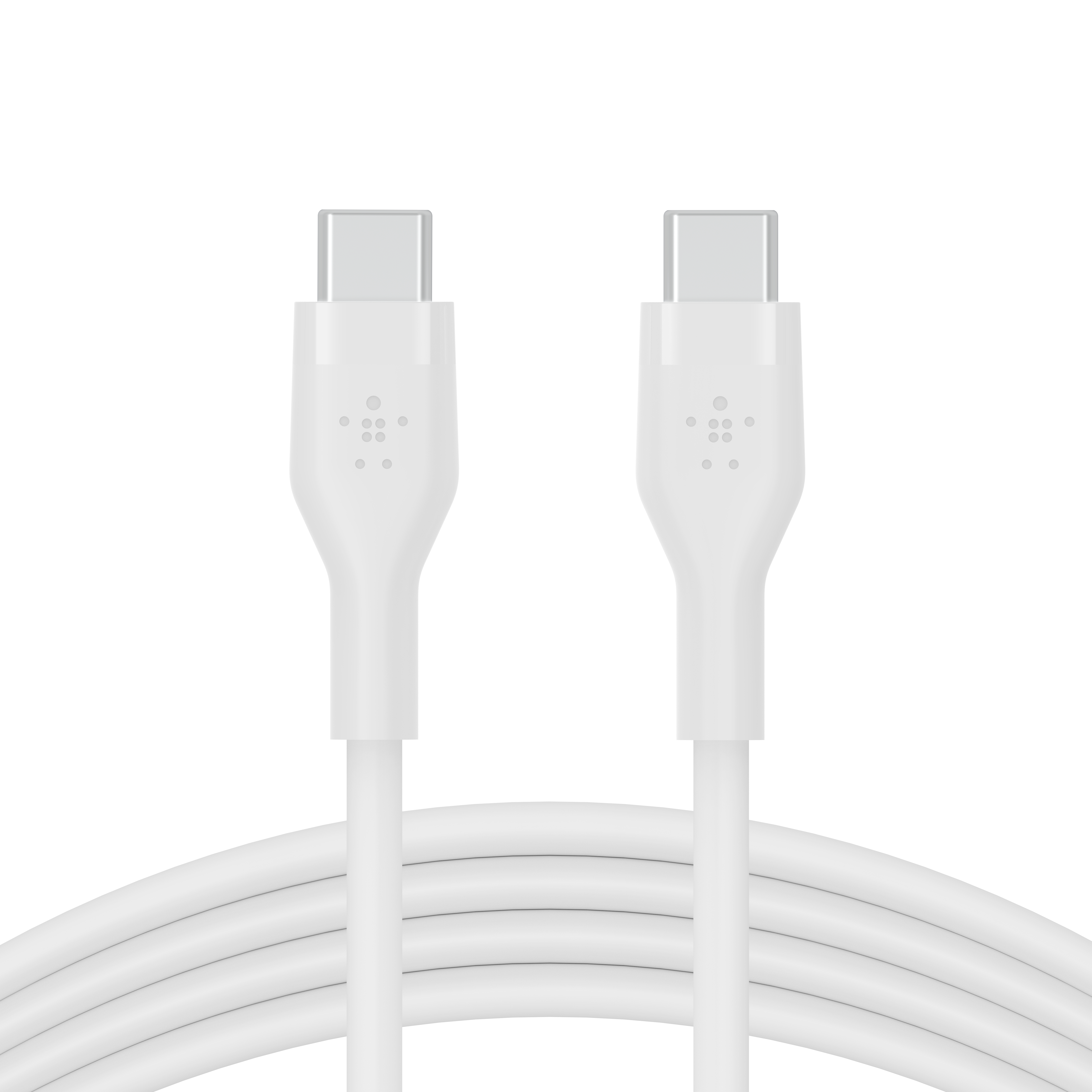 Belkin BOOST CHARGE Silicone cable USB-C to USB-C 2.0 - 1M - White-1