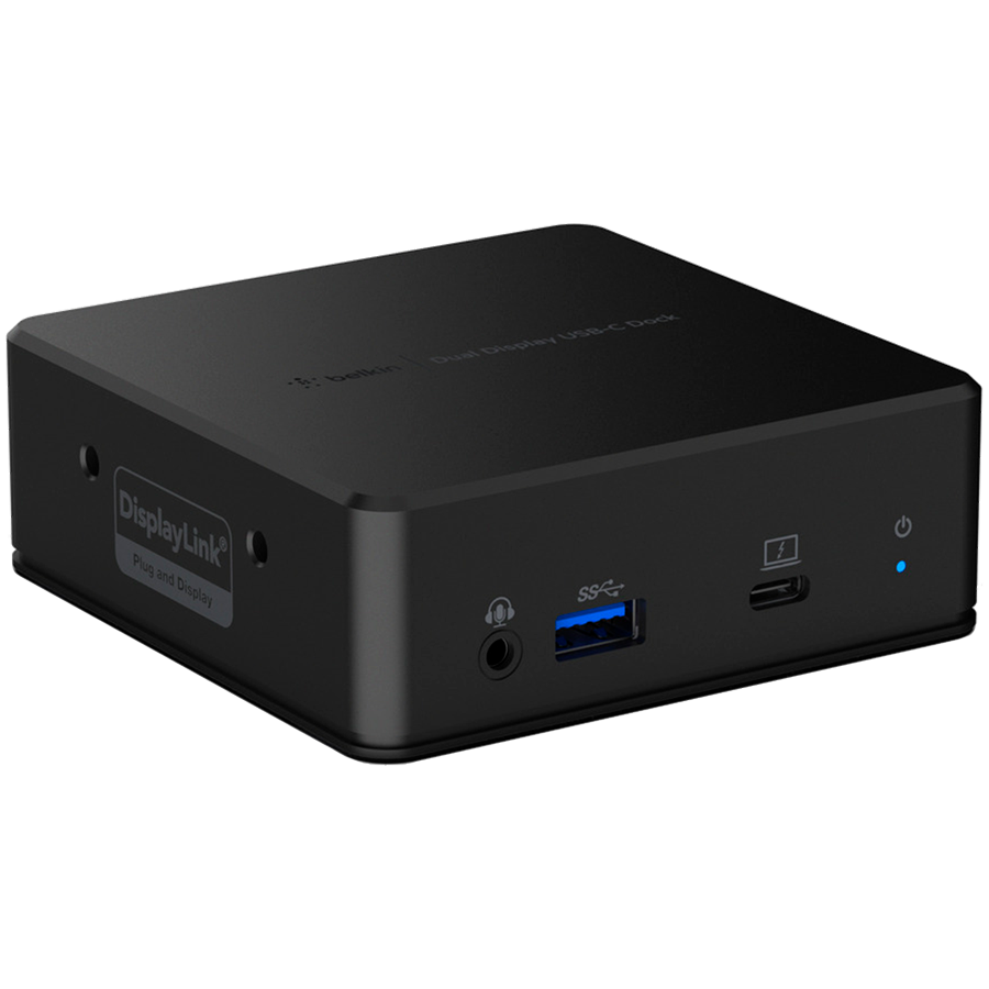 Belkin USB-C Dual Display Docking Station - crna-11