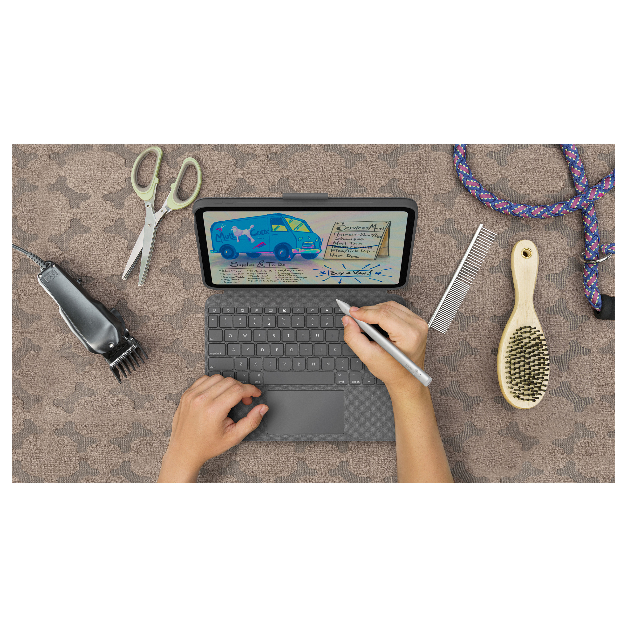 Logitech Crayon (USB-C) - Silver-17