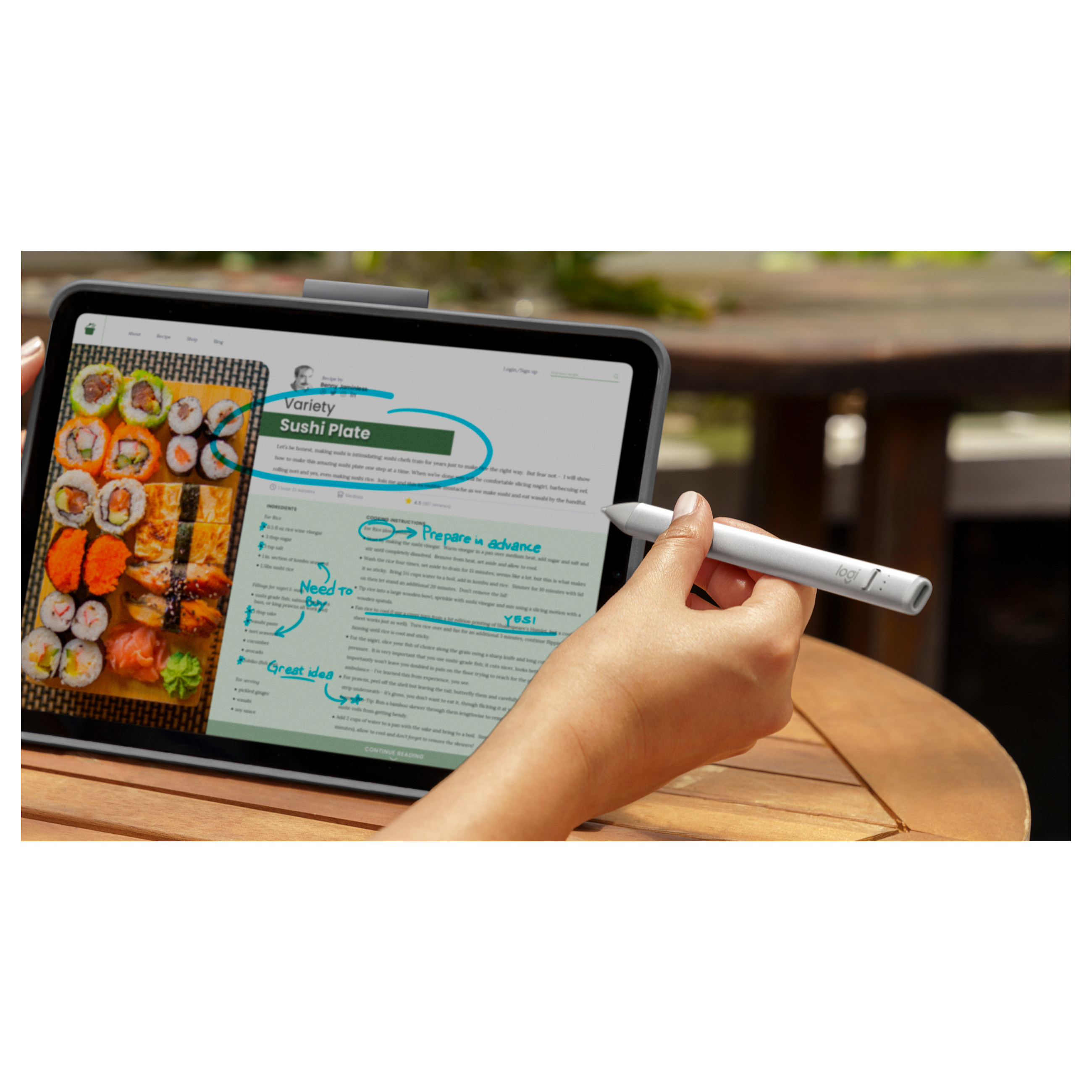 Logitech Crayon (USB-C) - Silver-18