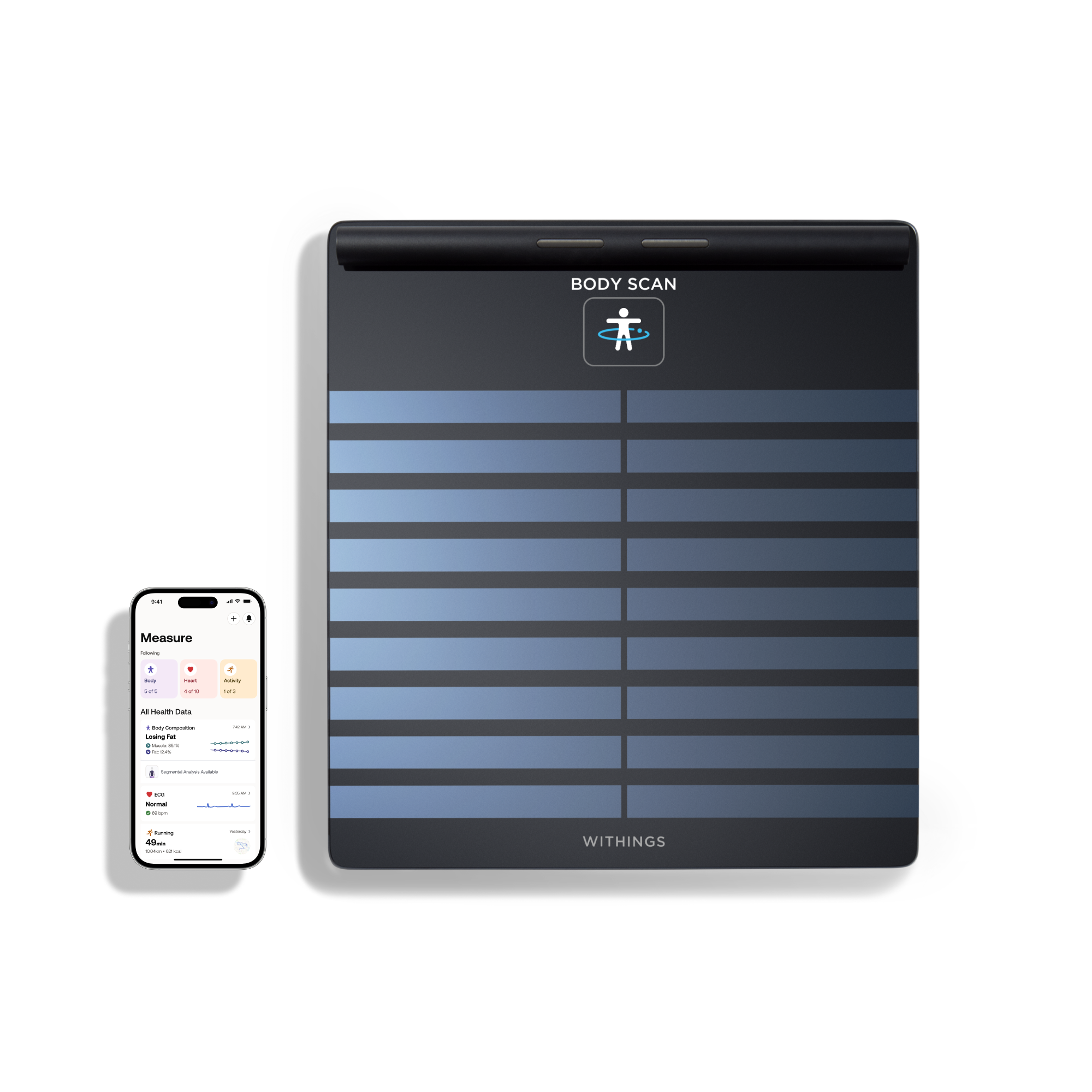 Uređaj za mjerenje tjelesne mase WITHINGS Body Scan Connected Health Station crna-1