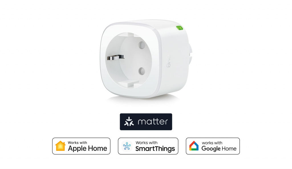 Pametna utičnica EVE Energy (Matter, Thread, Bluetooth, mjerenje potrošnje, bijela boja)-2
