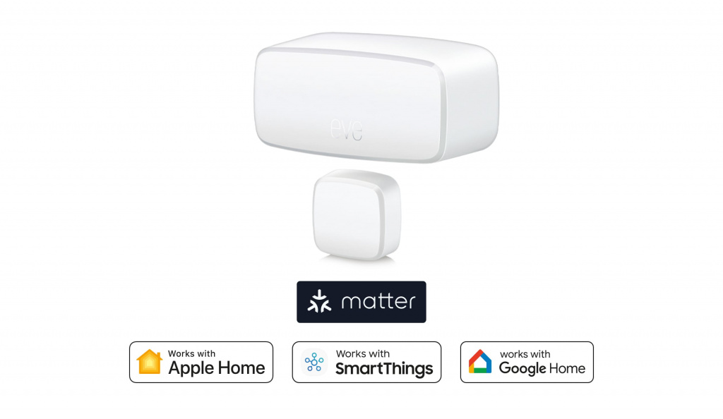 Pametni senzor za vrata i prozore EVE Door & Window (Matter, Thread, Bluetooth, bijela boja)-2