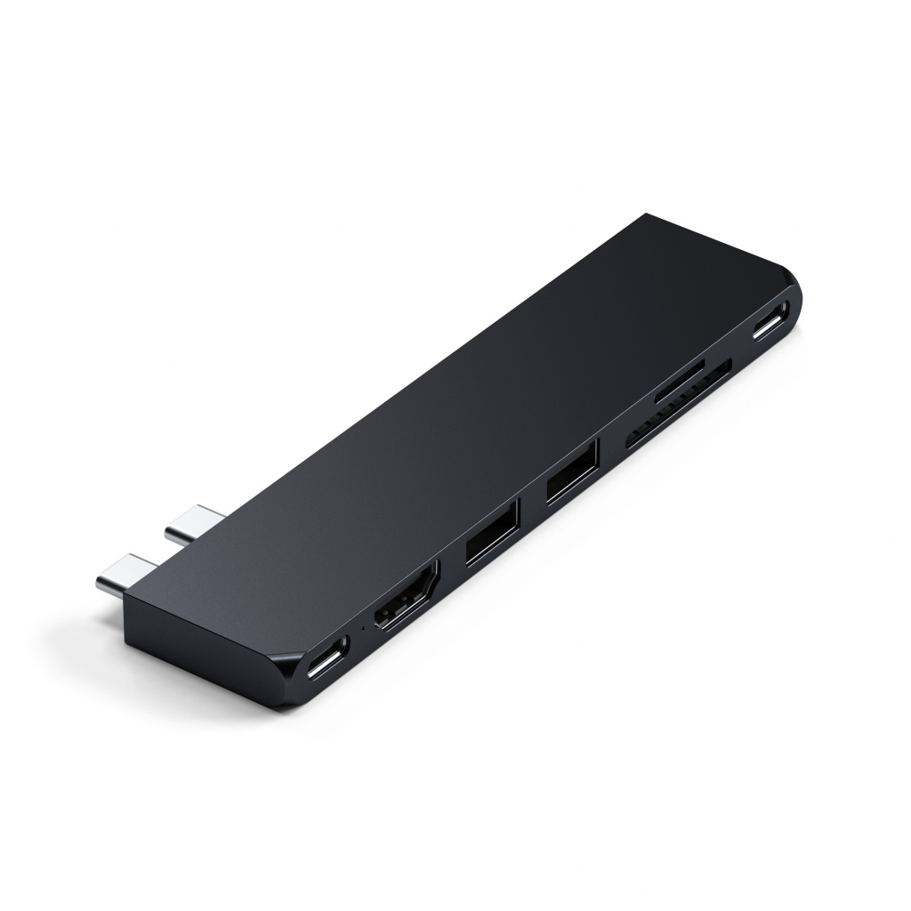 Satechi PRO HUB SLIM (1xUSB4,1xHDMI,2xUSB-A,SD/MicroSD,UHS-I up to 104MB/s, SD/SDHC/SDXC up to 2TB,1xUSB-C) - Midnight crna-4