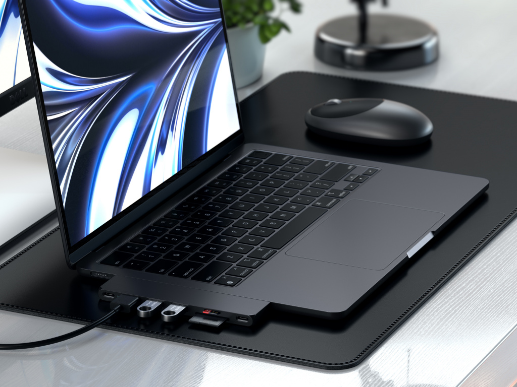 Satechi PRO HUB SLIM (1xUSB4,1xHDMI,2xUSB-A,SD/MicroSD,UHS-I up to 104MB/s, SD/SDHC/SDXC up to 2TB,1xUSB-C) - Midnight crna-5