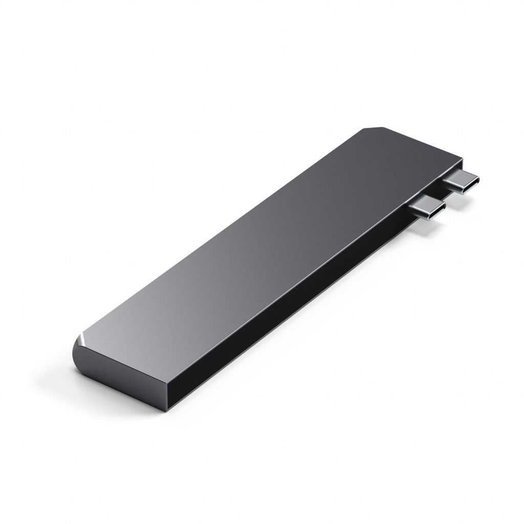 Satechi PRO HUB SLIM (1xUSB4,1xHDMI,2xUSB-A,SD/MicroSD,UHS-I up to 104MB/s, SD/SDHC/SDXC up to 2TB,1xUSB-C) - Space Grey-2