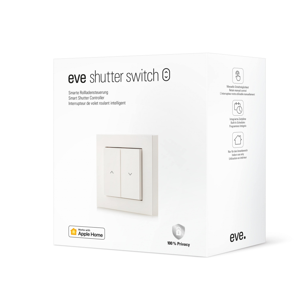 Eve Shutter Switch Smart Shutter Controller (built-in schedules, adaptive shading) - Thread compatible-5