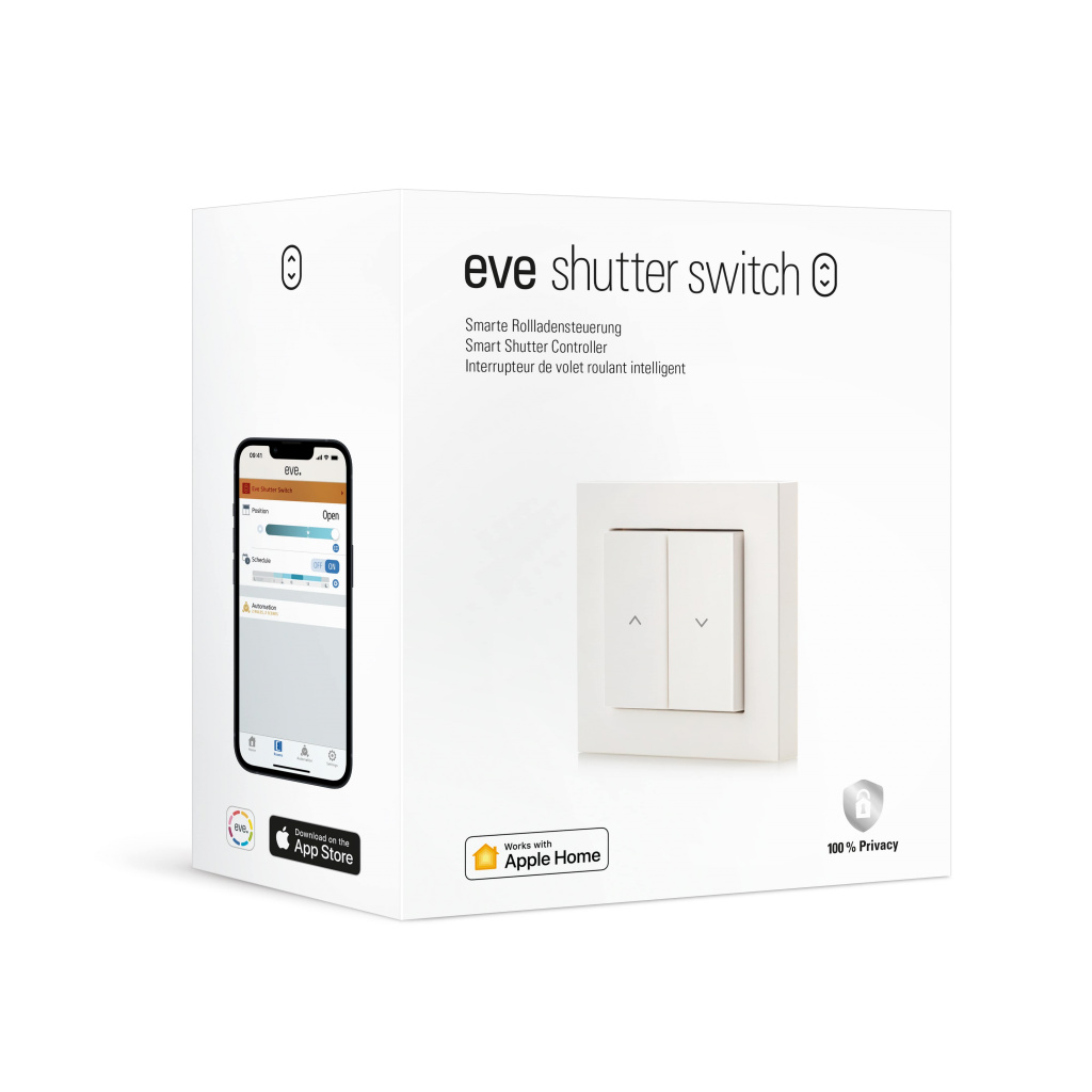 Eve Shutter Switch Smart Shutter Controller (built-in schedules, adaptive shading) - Thread compatible-1