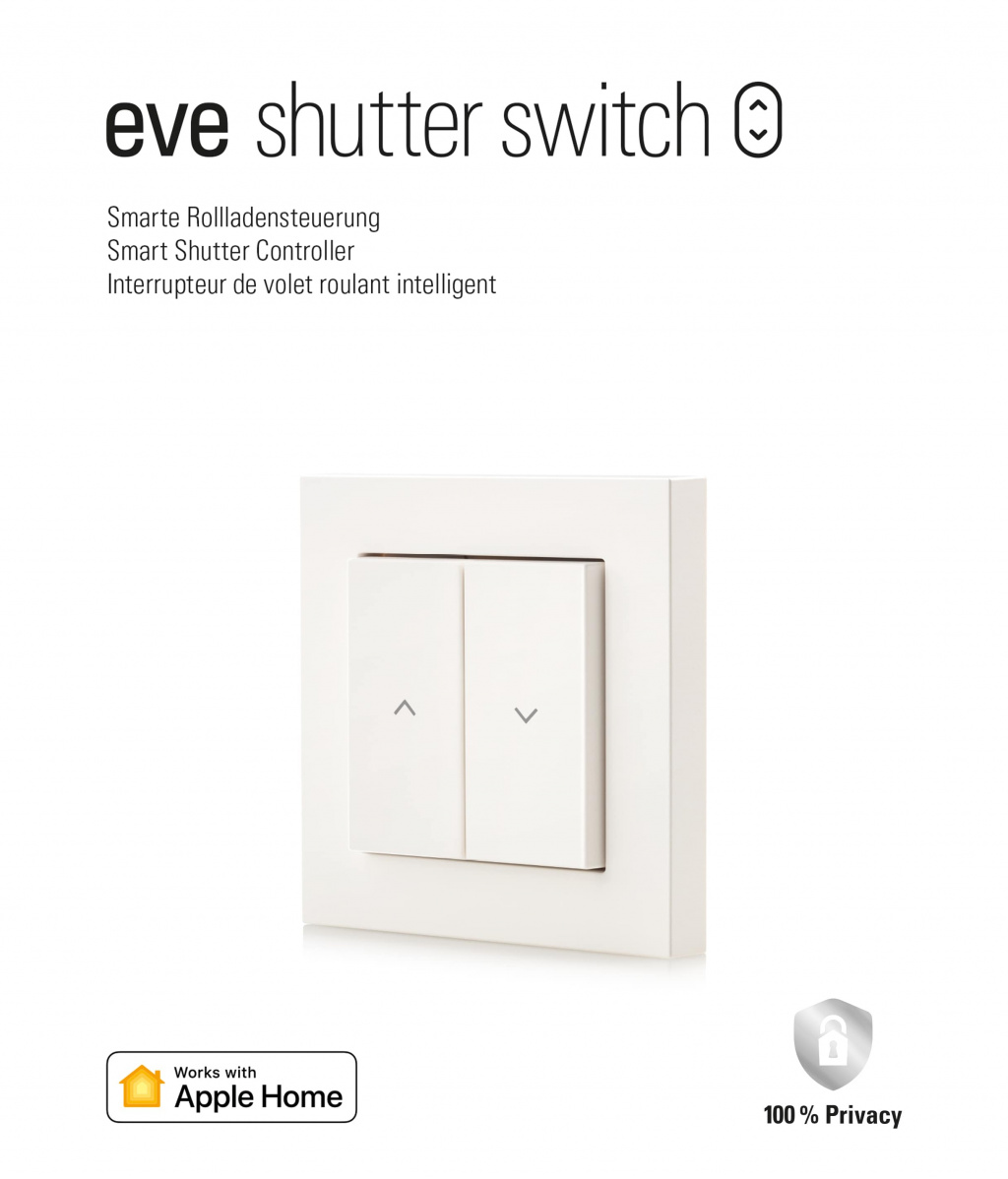Eve Shutter Switch Smart Shutter Controller (built-in schedules, adaptive shading) - Thread compatible-2