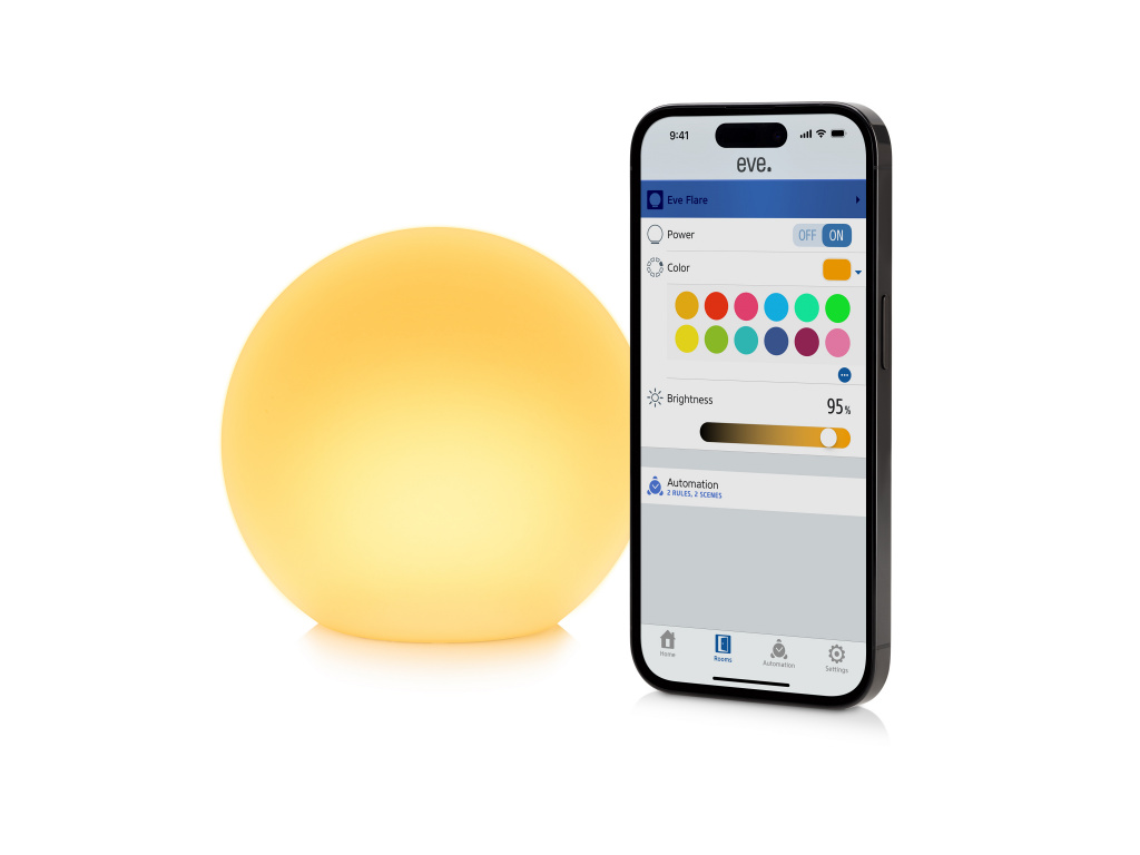 Pametna LED svjetiljka EVE Flare (prijenosna, 90 lm, RGB, IP65, Bluetooth, Thread, Apple HomeKit, bijela boja)-6