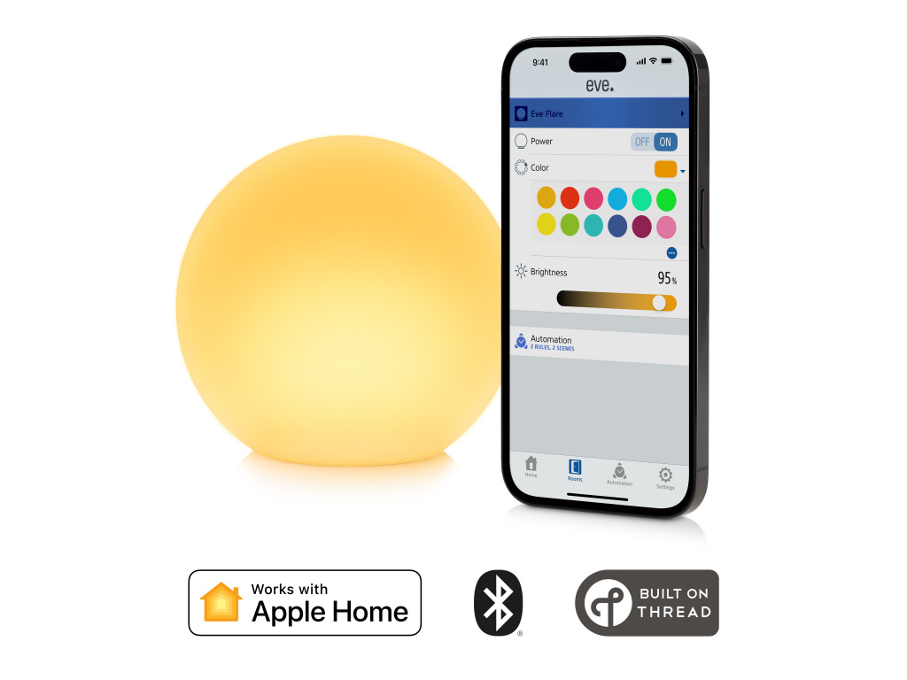 Pametna LED svjetiljka EVE Flare (prijenosna, 90 lm, RGB, IP65, Bluetooth, Thread, Apple HomeKit, bijela boja)-9