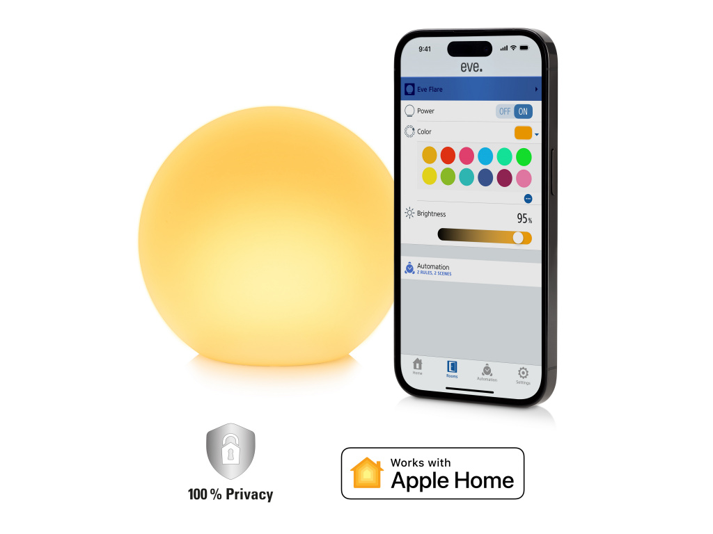 Pametna LED svjetiljka EVE Flare (prijenosna, 90 lm, RGB, IP65, Bluetooth, Thread, Apple HomeKit, bijela boja)-2