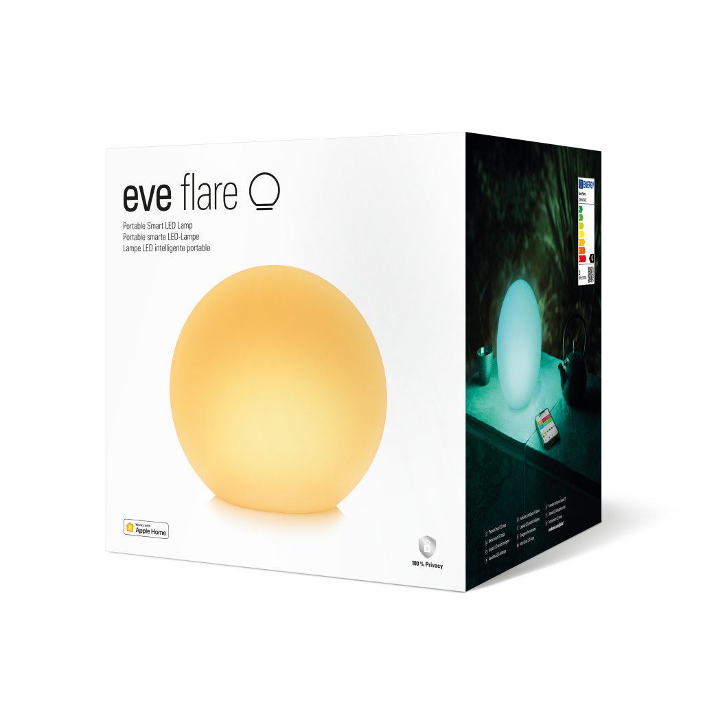 Pametna LED svjetiljka EVE Flare (prijenosna, 90 lm, RGB, IP65, Bluetooth, Thread, Apple HomeKit, bijela boja)-1